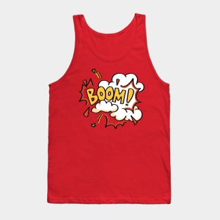 Boom explosion effect art Tank Top